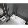 Mexen Next paravan de cadă cu 1 panou 60 x 150 cm, transparent, negru - 895-060-000-00-00-70