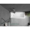 Mexen Next paravan cadă 1-aripă 70 x 150 cm, Transparent, Crom - 895-070-000-00-00-01