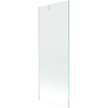 Mexen Next egyajtós fürdőszobai válaszfal 70 x 150 cm, áttetsző, fehér - 895-070-000-00-00-20