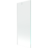 Mexen Next paravan cadă 1-aripă 70 x 150 cm, Transparent, Albă - 895-070-000-00-00-20