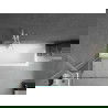 Mexen Next paravan cadă 1-aripă 70 x 150 cm, Transparent, Albă - 895-070-000-00-00-20