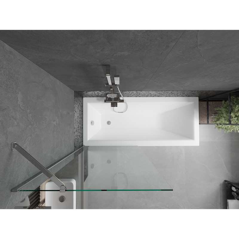 Mexen Next paravan de baie cu 1 canat 80 x 150 cm, transparent, crom - 895-080-000-00-00-01
