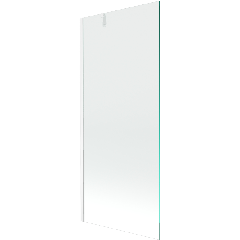 Mexen Next paravan cadă 1-aripă 80 x 150 cm, Transparent, Albă - 895-080-000-00-00-20
