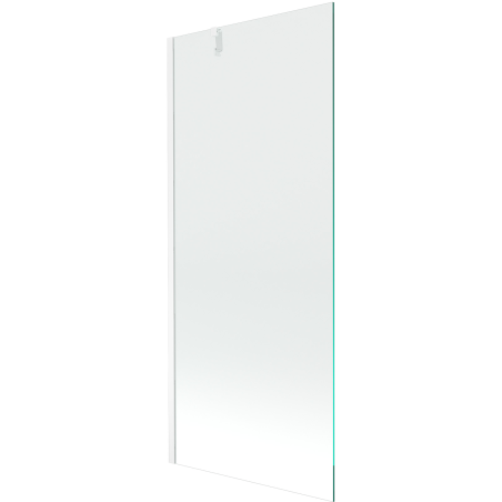 Mexen Next panou de cadă 1-pliabil 80 x 150 cm, transparent, alb - 895-080-000-00-00-20