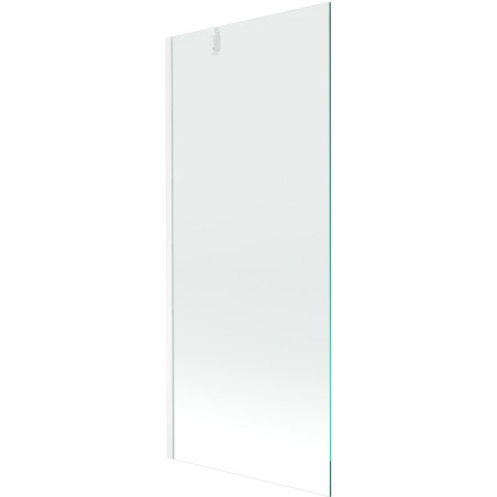 Mexen Next paravan cadă 1-aripă 80 x 150 cm, Transparent, Albă - 895-080-000-00-00-20