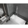 Mexen Next panou de cadă 1-pliabil 80 x 150 cm, transparent, alb - 895-080-000-00-00-20