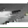 Mexen Next paravan cadă 1-aripă 80 x 150 cm, Transparent, Albă - 895-080-000-00-00-20