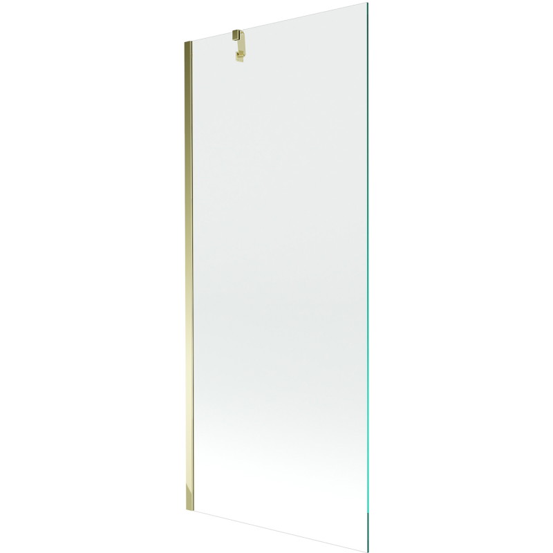 Mexen Next paravan de cadă cu 1 aripă 80 x 150 cm, transparent, auriu - 895-080-000-00-00-50
