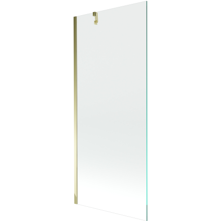 Mexen Next paravan pentru cadă, cu 1 aripă, 80 x 150 cm, transparent, auriu - 895-080-000-00-00-50