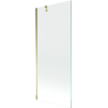 Mexen Next paravan pentru cadă, cu 1 canat, 80 x 150 cm, transparent, auriu - 895-080-000-00-00-50