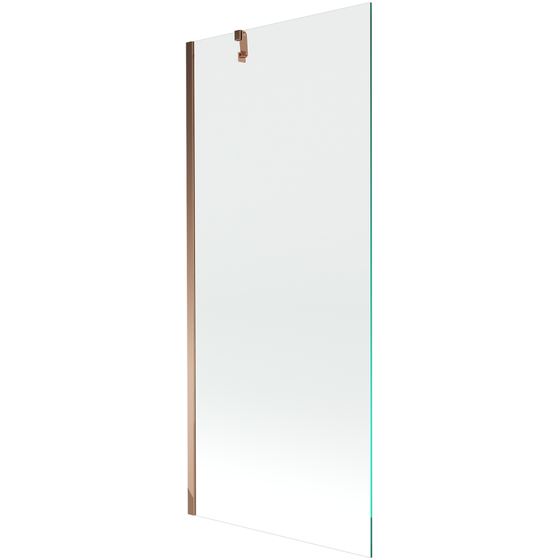 Mexen Next 1-szárnyú fürdőszobai válaszfal 80 x 150 cm, átlátszó, rózsaarany - 895-080-000-00-00-60