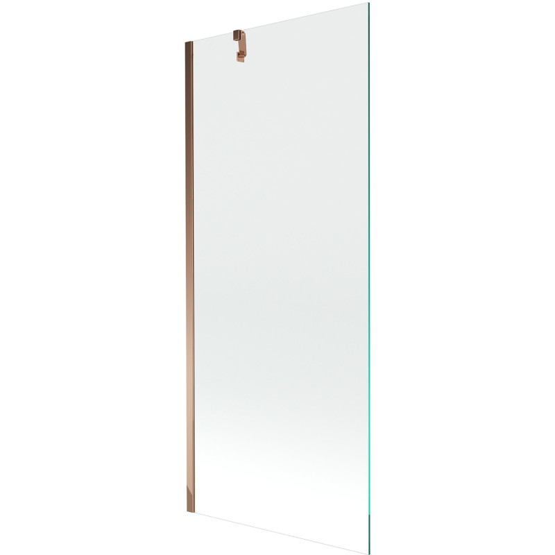 Mexen Next paravan de baie cu 1 canat 80 x 150 cm, transparent, aur roz - 895-080-000-00-00-60