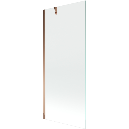 Mexen Next 1-szárnyú fürdőszobai válaszfal 80 x 150 cm, átlátszó, rózsaarany - 895-080-000-00-00-60