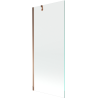 Mexen Next paravan de baie cu un singur panou 80 x 150 cm, transparent, aur roz - 895-080-000-00-00-60