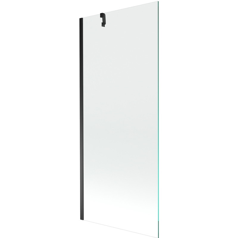 Mexen Next egyszárnyú fürdőkád paraván 80 x 150 cm, átlátszó, fekete - 895-080-000-00-00-70