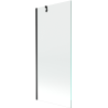 Mexen Next paravan pentru cadă, 1-canată, 80 x 150 cm, transparent, negru - 895-080-000-00-00-70