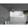 Mexen Next paravan cadă 1-aripă 90 x 150 cm, Transparent, Crom - 895-090-000-00-00-01