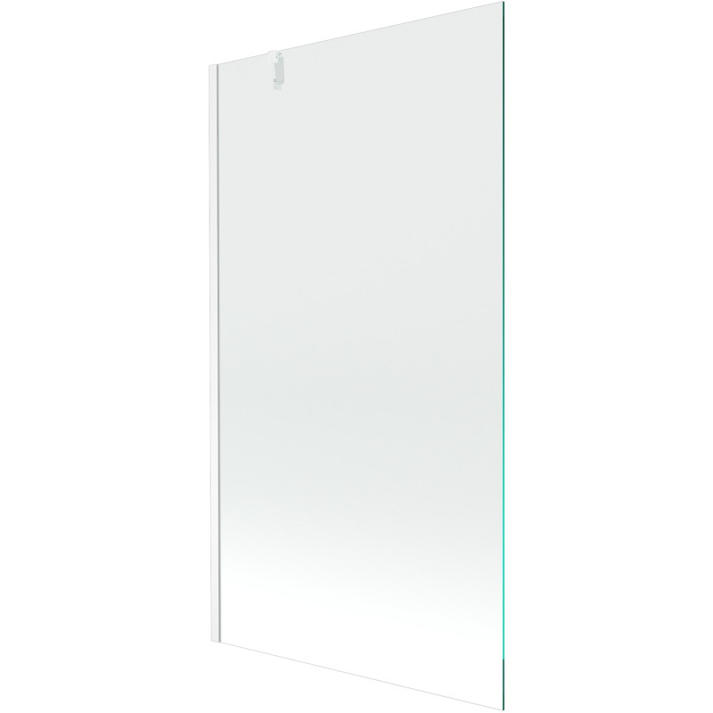 Mexen Next paravan cadă 1-aripă 90 x 150 cm, Transparent, Albă - 895-090-000-00-00-20