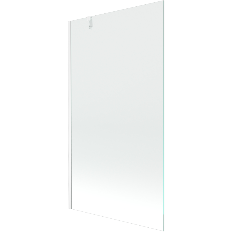 Mexen Next paravan de cadă 1-canat 90 x 150 cm, transparent, alb - 895-090-000-00-00-20