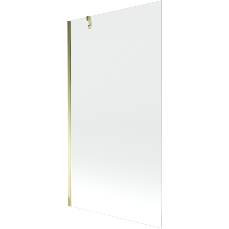 Mexen Next paravan de cadă cu 1 panou 90 x 150 cm, transparent, auriu - 895-090-000-00-00-50