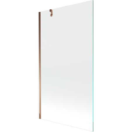 Mexen Next kádparaván 1 szárnyas 90 x 150 cm, átlátszó, rózsaarany - 895-090-000-00-00-60