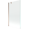 Mexen Next paravan de cadă cu un singur panou 90 x 150 cm, transparent, aur roz - 895-090-000-00-00-60