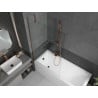 Mexen Next paravan de cadă cu un singur panou 90 x 150 cm, transparent, aur roz - 895-090-000-00-00-60