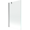 Mexen Next paravan cadă 1-canat 100 x 150 cm, transparent, negru - 895-100-000-00-00-70