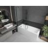 Mexen Next paravan de cadă 1-panou 100 x 150 cm, transparent, negru - 895-100-000-00-00-70
