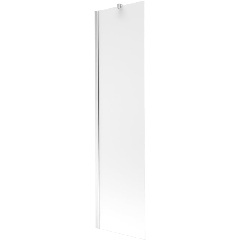 Mexen Next 1-szárnyú fürdőszobai paraván 50 x 150 cm, fagyott, króm - 895-050-000-00-30-01