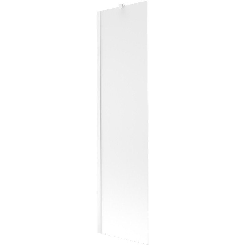 Mexen Next 1-szárnyú kádparaván, 50 x 150 cm, homokfúvott, fehér - 895-050-000-00-30-20