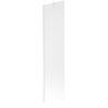 Mexen Next 1-szárnyú kádparaván, 50 x 150 cm, homokfúvott, fehér - 895-050-000-00-30-20