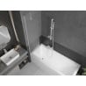Mexen Next paravan cadă 1-aripă 50 x 150 cm, Înghețat, Albă - 895-050-000-00-30-20