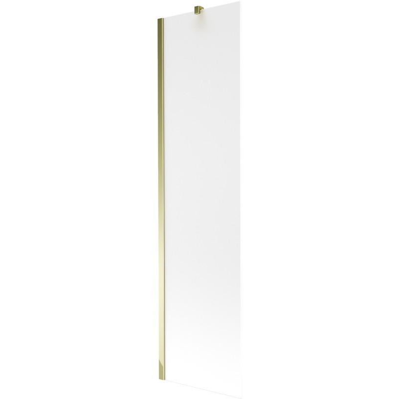 Mexen Next 1-szárnyú fürdőkád paraván 50 x 150 cm, zúzmarás, arany - 895-050-000-00-30-50