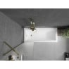 Mexen Next paravan cadă 1-aripă 50 x 150 cm, Înghețat, Auriu - 895-050-000-00-30-50