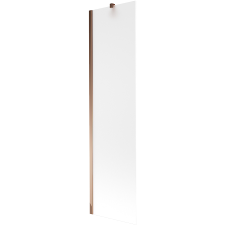 Mexen Next egyszárnyú fürdőkád paraván 50 x 150 cm, homályos, rózsaarany - 895-050-000-00-30-60
