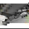 Mexen Next paravan cadă 1-aripă 50 x 150 cm, Înghețat, Neagră - 895-050-000-00-30-70