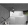 Mexen Next paravan de baie 1-pliabil 60 x 150 cm, mat, crom - 895-060-000-00-30-01