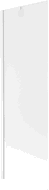 Mexen Next paravan de baie cu 1 canat 60 x 150 cm, mat, alb - 895-060-000-00-30-20