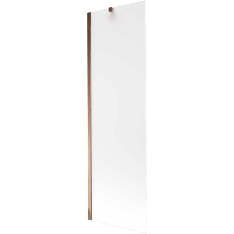 Mexen Next 1 szárnyas kádparaván 60 x 150 cm, Savmart, Rózsaszín-arany - 895-060-000-00-30-60