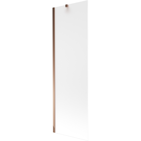 Mexen Next 1-szárnyú fürdőszobai paraván 60 x 150 cm, matt, rózsaarany - 895-060-000-00-30-60