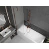 Mexen Next paravan cadă 1-aripă 60 x 150 cm, Înghețat, Roz-Auriu - 895-060-000-00-30-60