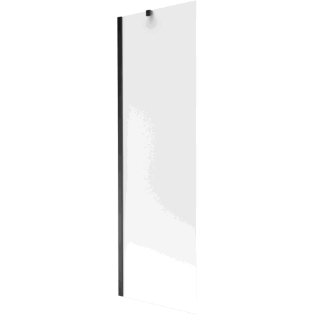 Mexen Next 1-szárnyú kádparaván 60 x 150 cm, zúzmarás, fekete - 895-060-000-00-30-70
