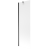 Mexen Next paravan de cadă cu 1 aripă 60 x 150 cm, înghețat, negru - 895-060-000-00-30-70
