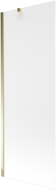 Mexen Next paravan de baie cu 1 canat 70 x 150 cm, geam sablat, auriu - 895-070-000-00-30-50