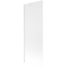 Mexen Next 1 szárnyas kádparaván 70 x 150 cm, Savmart, Fehér - 895-070-000-00-30-20