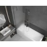 Mexen Next paravan de cadă cu 1 aripă 70 x 150 cm, mat, crom - 895-070-000-00-30-01