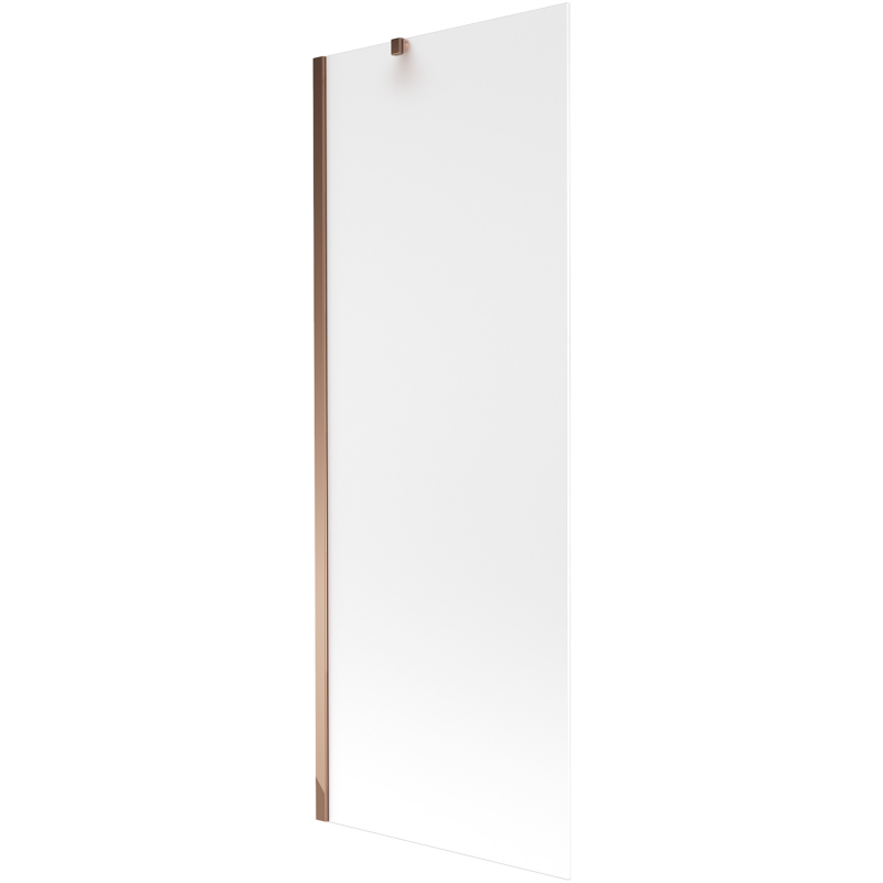 Mexen Next paravan de cadă, cu 1 canat 70 x 150 cm, înghețată, aur roz - 895-070-000-00-30-60