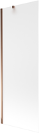 Mexen Next panou de cadă cu un singur panou 70 x 150 cm, mat, aur roz - 895-070-000-00-30-60