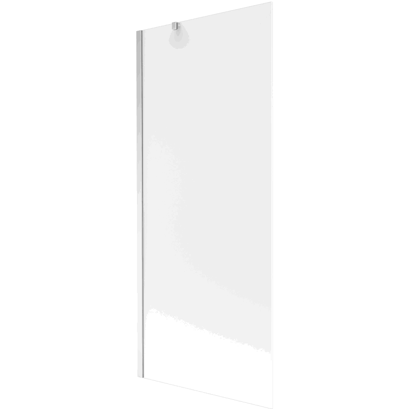 Paravan cadă de la Mexen Next, 1-panou, 80 x 150 cm, înghețat, crom - 895-080-000-00-30-01